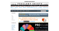 Desktop Screenshot of proclubt-shirts.com